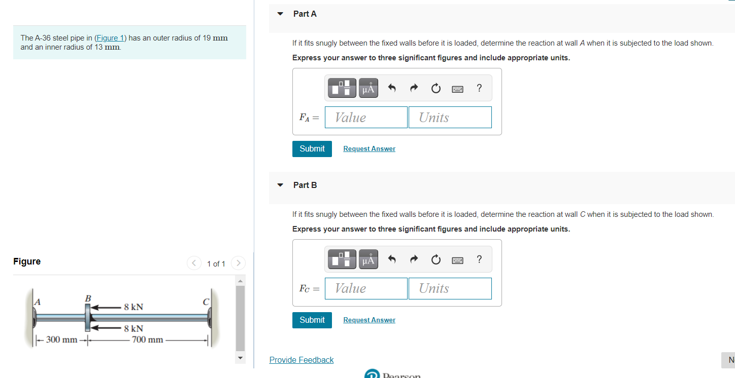 Solved Part A The A-36 steel pipe in (Figure 1) has an outer | Chegg.com