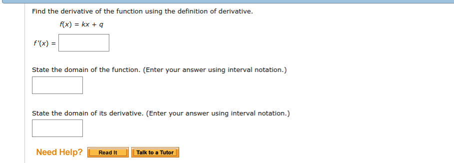 Solved Find the derivative of the function using the | Chegg.com