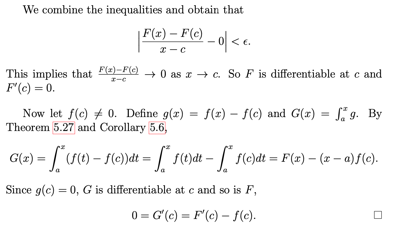 Solved 5 5 1 Let F A B R Be Continuous A For C Chegg Com