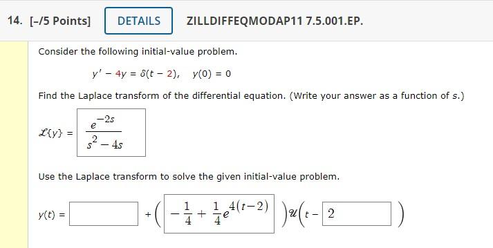 Solved Consider The Following Initial-value Problem. | Chegg.com