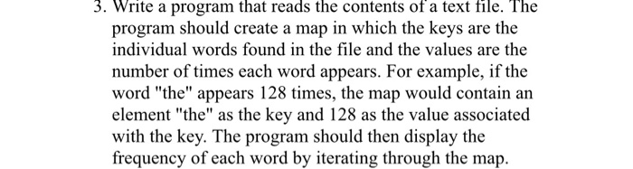 Solved 2. Write a program that uses a map to assign | Chegg.com
