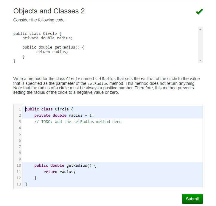 Solved Objects and Classes 2 Consider the following code: | Chegg.com