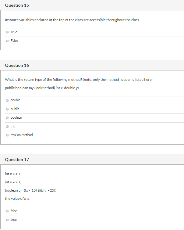 Solved Please trace the Java program below and pick the | Chegg.com