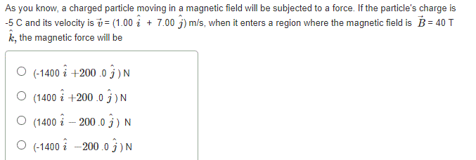 Solved As you know, a charged particle moving in a magnetic | Chegg.com