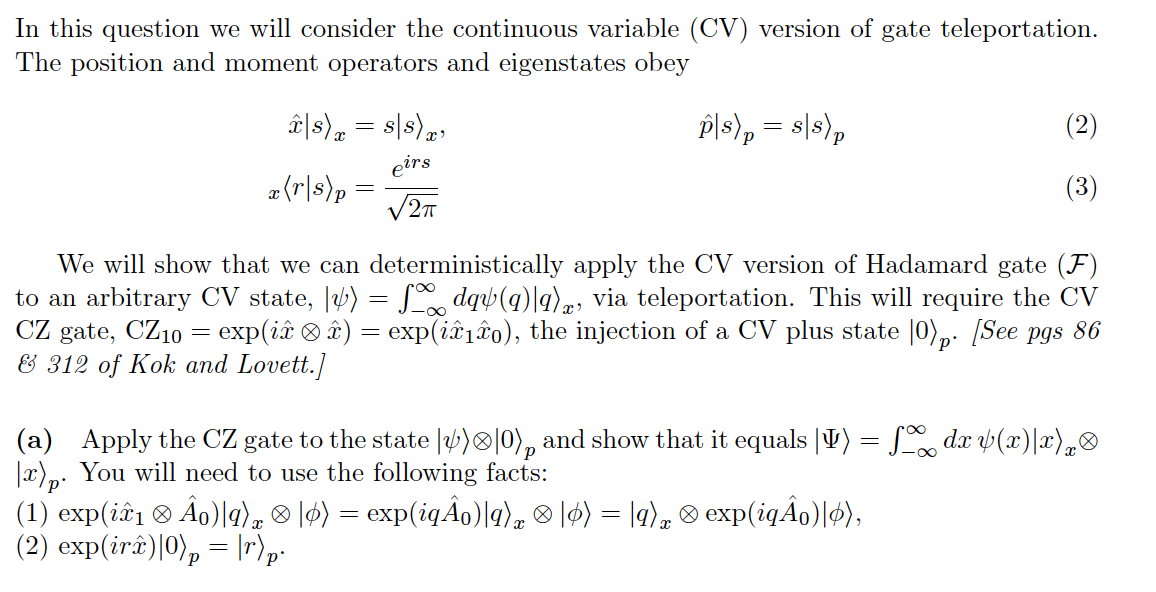 In This Question We Will Consider The Continuous V Chegg Com