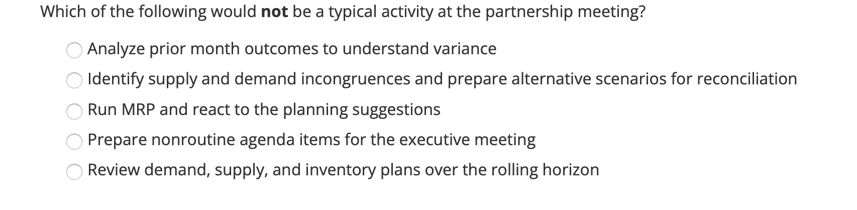 Solved Which of the following would not be a typical | Chegg.com