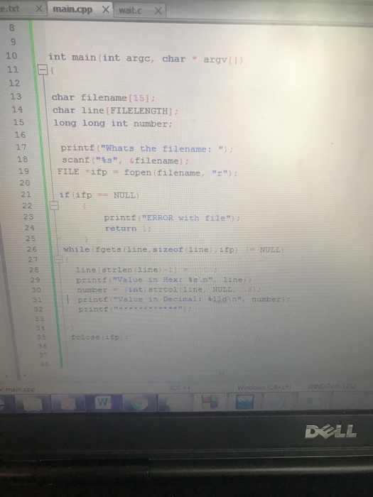 Solved This code works for converting hexadecimal values in | Chegg.com