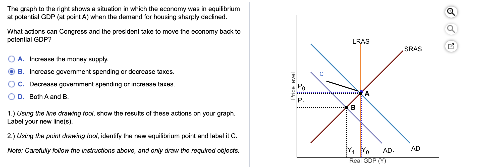 Solved The graph to the right shows a situation in which the | Chegg.com