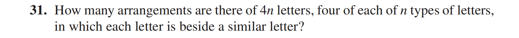 4 letters third letter n