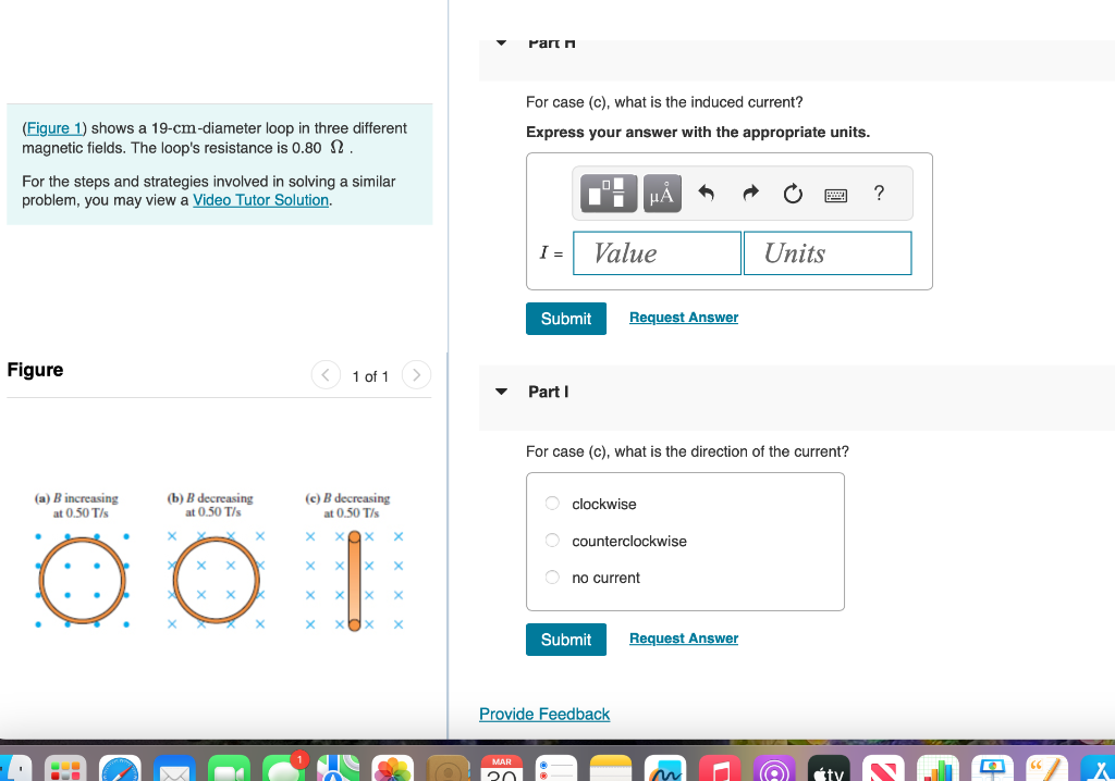 Solved For case (c), what is the induced emf? Express your | Chegg.com