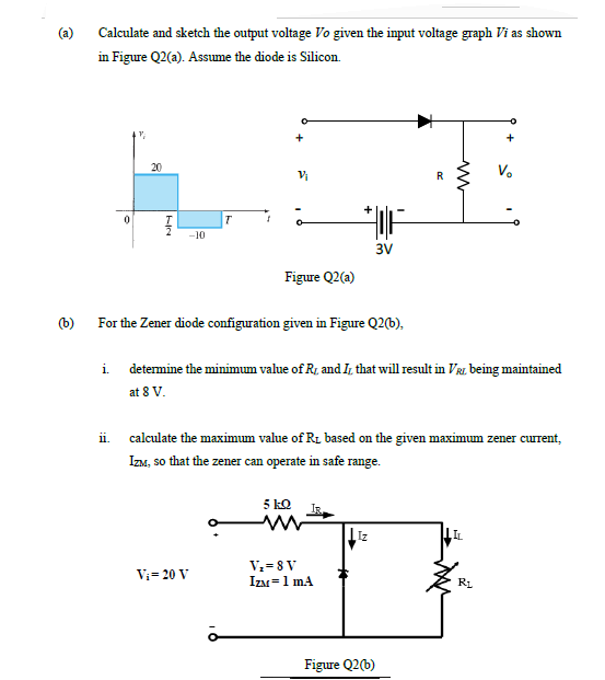 Solved (a) Calculate and sketch the output voltage Vo given | Chegg.com