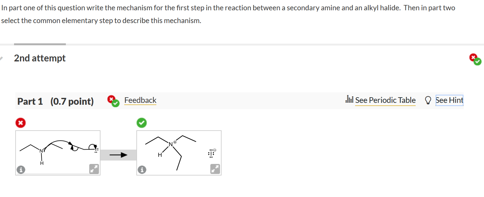 Solved In part one of this question write the mechanism for | Chegg.com