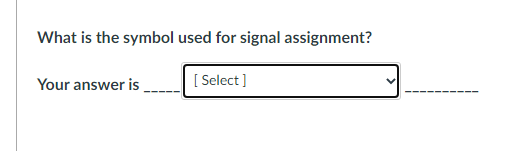 symbol assignment statement