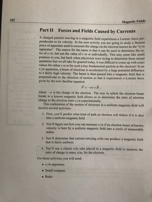 Solved Lab 8 Fields Electricity is actually made up