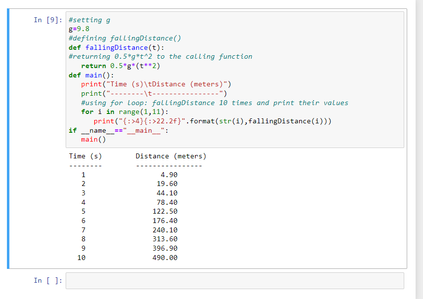 Solved What would be the algorithm in Python for my code | Chegg.com