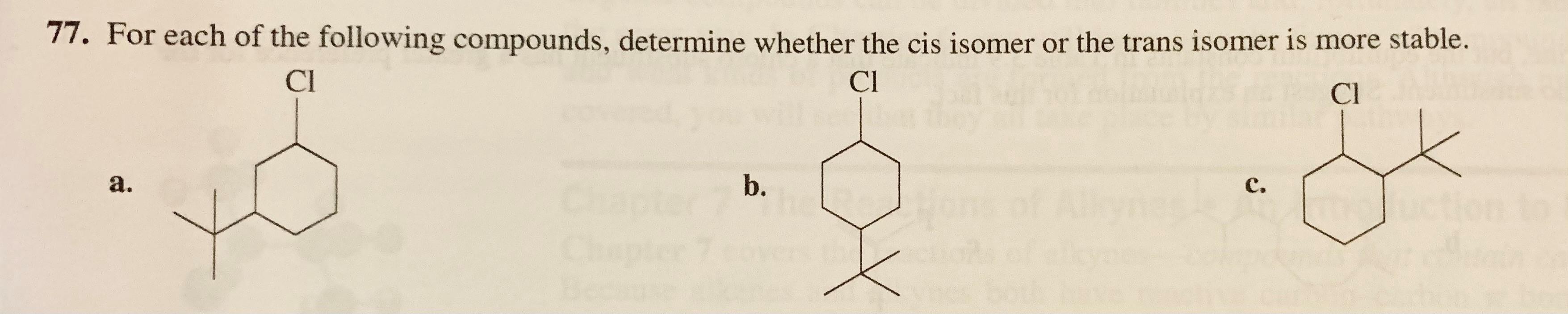 Solved 77. For each of the following compounds, determine | Chegg.com
