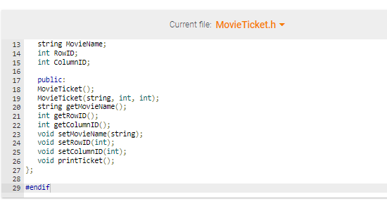 Solved Given a Ticket class (defined in 