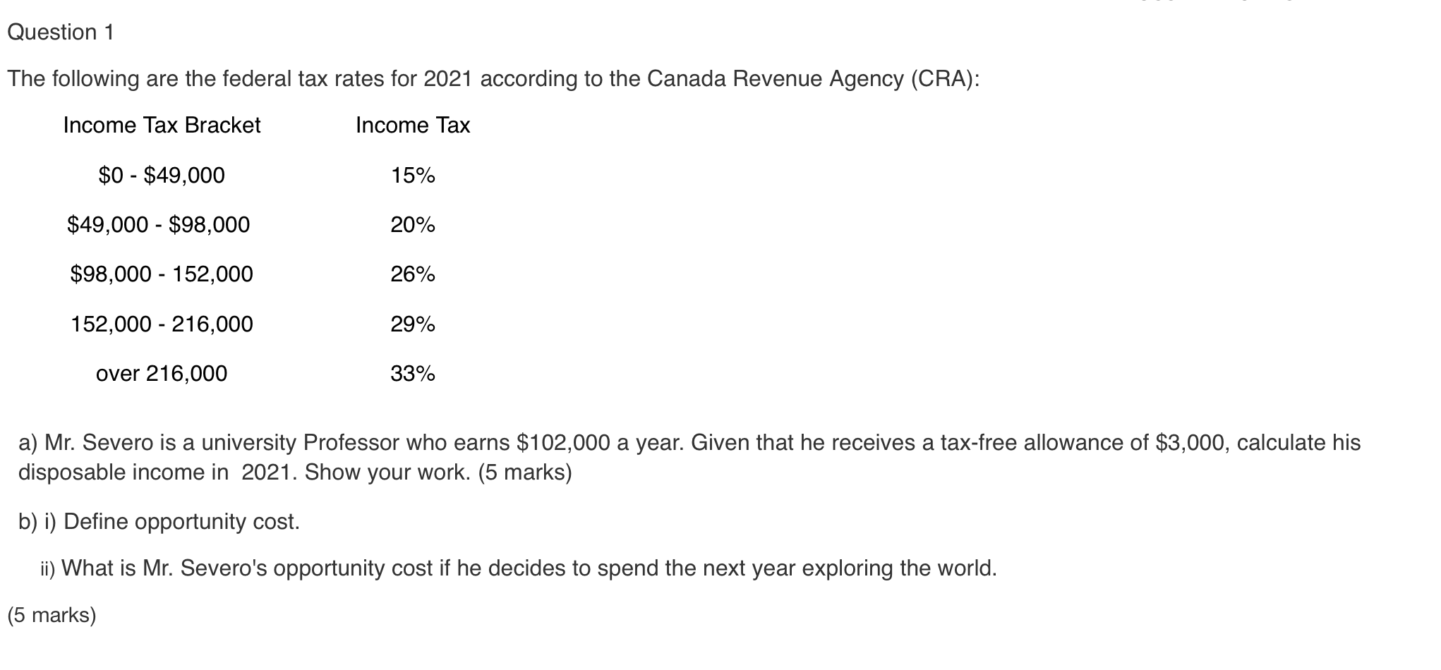 solved-question-1-the-following-are-the-federal-tax-rates-chegg