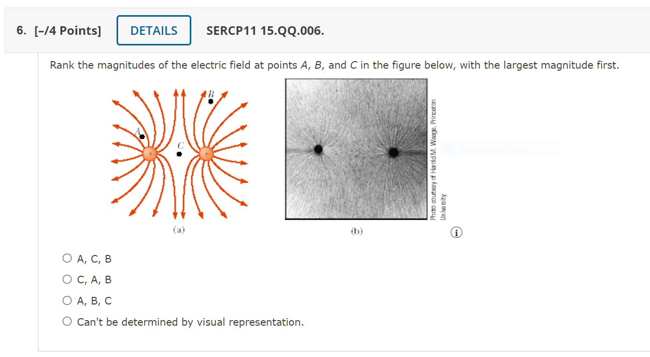 Solved 6. [-14 Points] DETAILS SERCP11 15.QQ.006. Rank the | Chegg.com