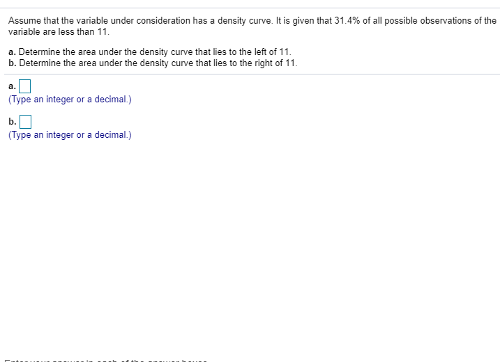 Solved Assume that the variable under consideration has a | Chegg.com