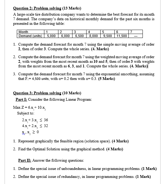 Solved Question 2: Problem Solving (13 Marks) A Large-scale | Chegg.com