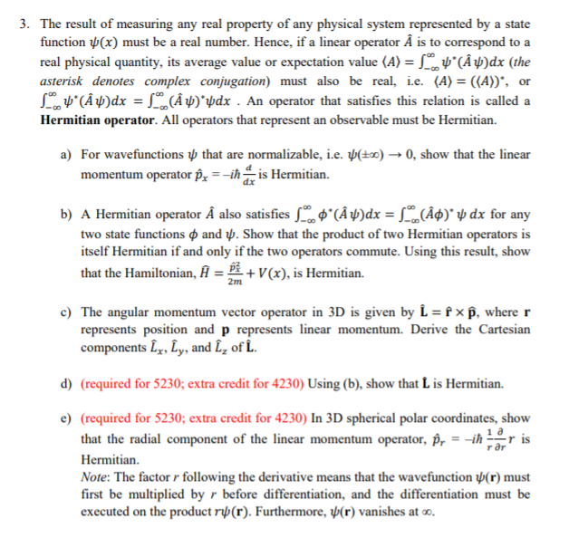 Solved 3 The Result Of Measuring Any Real Property Of Any Chegg Com