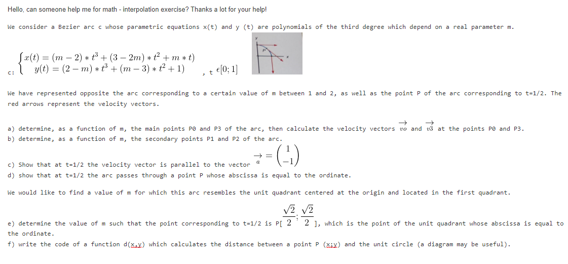 Solved Hi can someone help me for this math - interpolation | Chegg.com