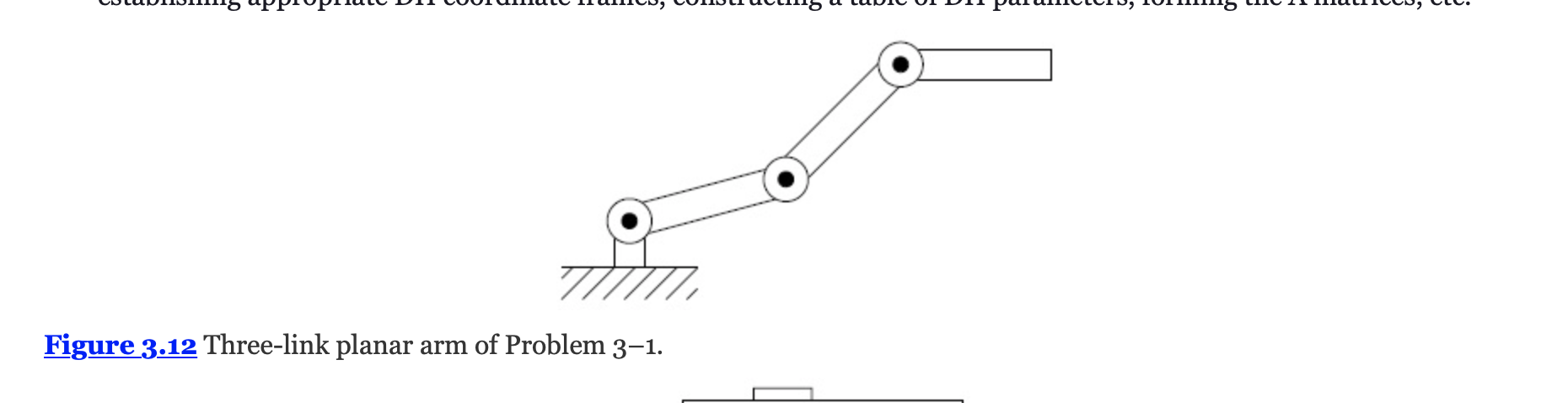 Solved 1. Consider the three-link planar manipulator shown | Chegg.com
