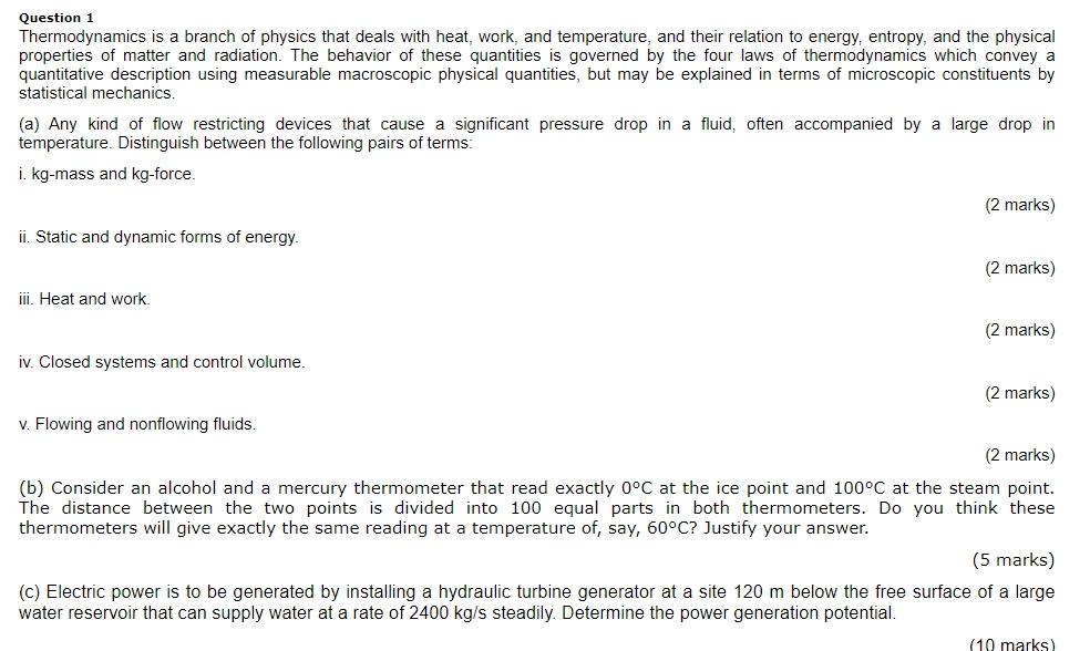 Determining temperatures: A matter of electricity?