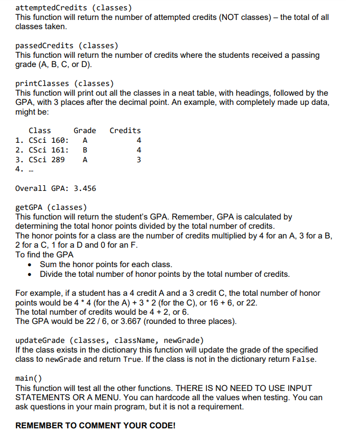 CS160 Computer Science Project 3 Objective: Work with | Chegg.com