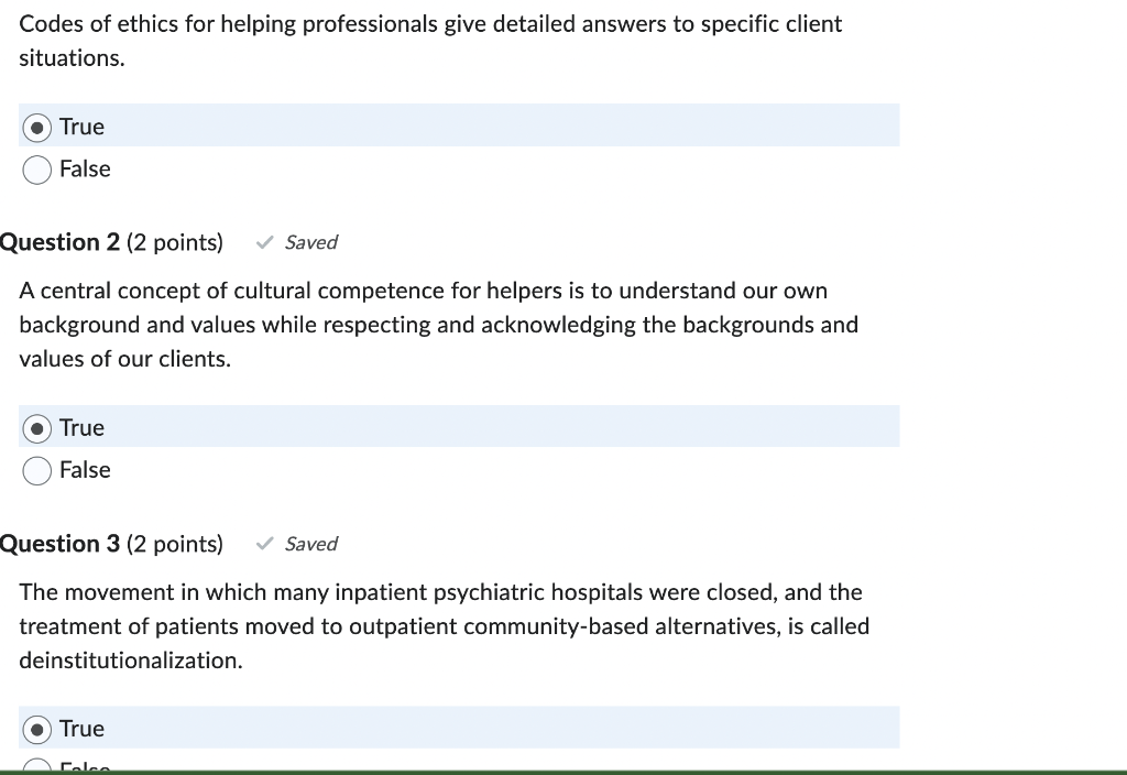 Solved Codes of ethics for helping professionals give | Chegg.com