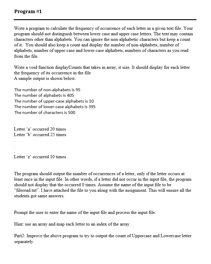 Solved Program \#1 Write A Program To Calculate The | Chegg.com