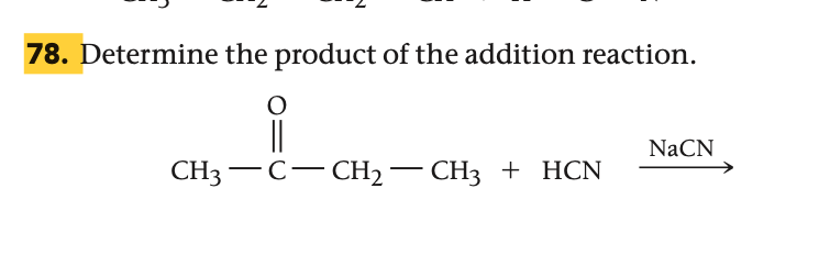 Solved Determine the product of the addition reaction. | Chegg.com
