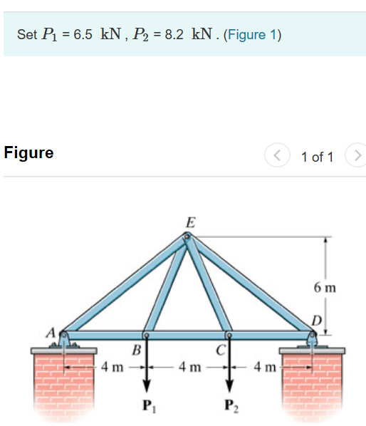 Solved Determine the force in the member CD Determine the | Chegg.com