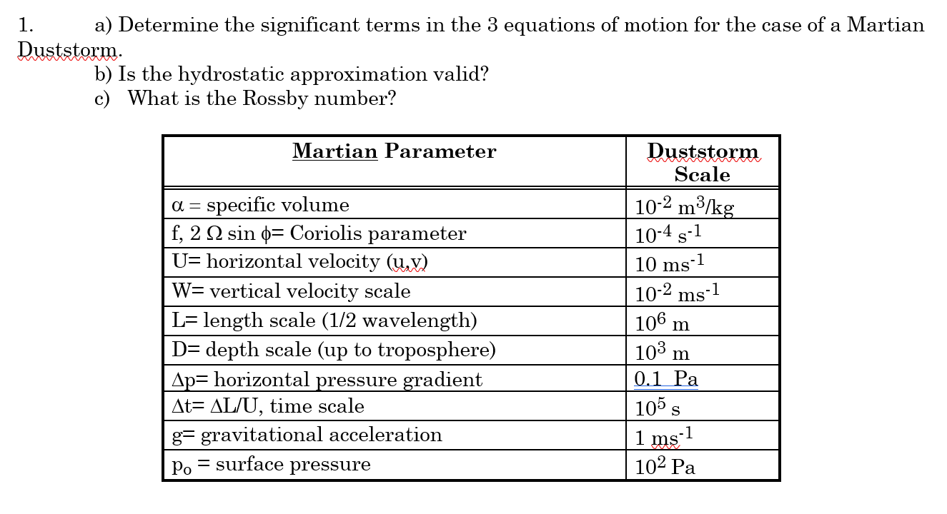 1 A Determine The Significant Terms In The 3 Equ Chegg Com