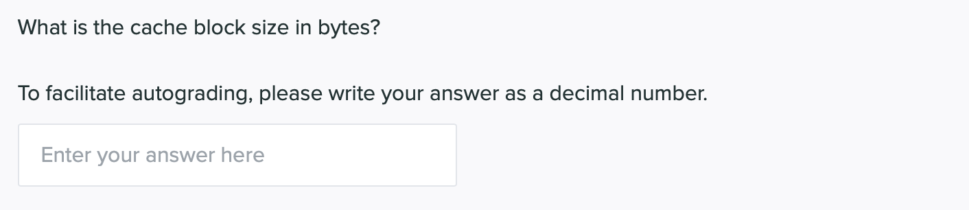 Solved For a direct-mapped cache design with 64-bit address, | Chegg.com