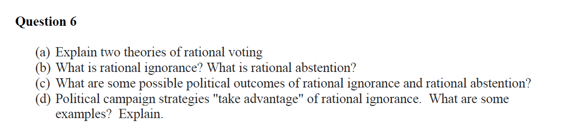 what is rational abstention thesis