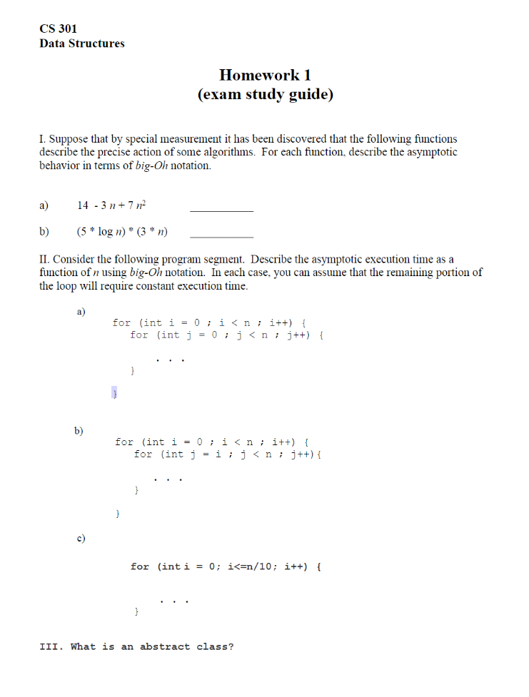 CS201 Notes Midterm 2 - CS 201: Part 2 of 3 2/21: Recursion 1. Many data  structures and algorithms - Studocu