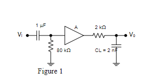 Solved Problem \#1 - In the circuit of Figure 1, A is an | Chegg.com