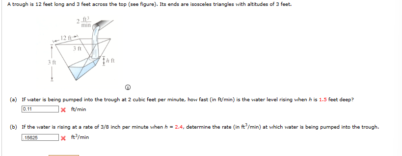 solved-a-trough-is-12-feet-long-and-3-feet-across-the-top-chegg