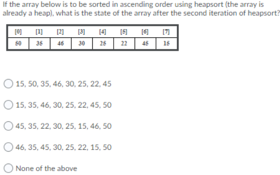Solved Suppose quick sort is used to sort the following | Chegg.com