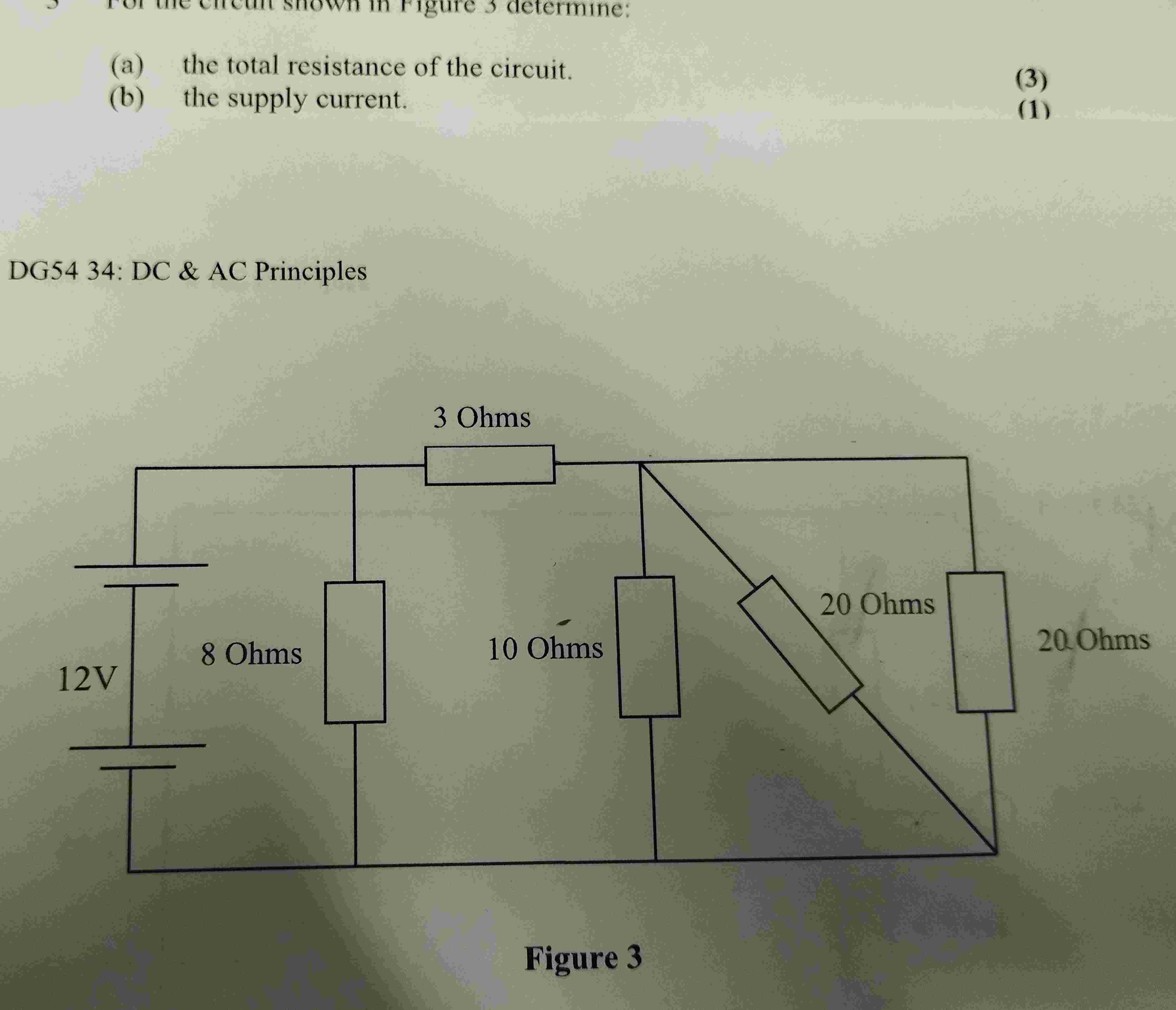 Solved for the circuit shown in figure 3 ﻿determine: (a) | Chegg.com
