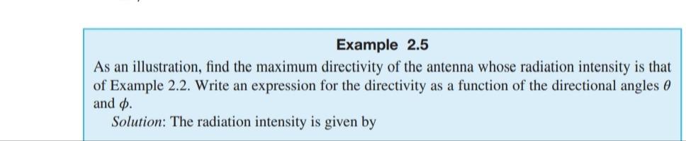 Solved Example 2.5 As an illustration, find the maximum | Chegg.com