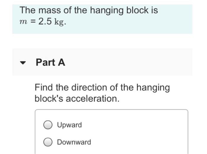 Solved Two blocks are connected by a string, as shown in the | Chegg.com