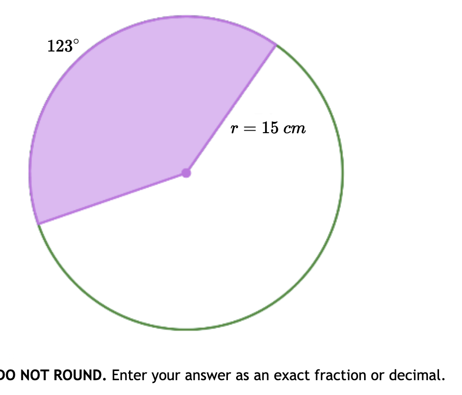 Solved NOT ROUND. Enter your answer as an exact fraction or | Chegg.com