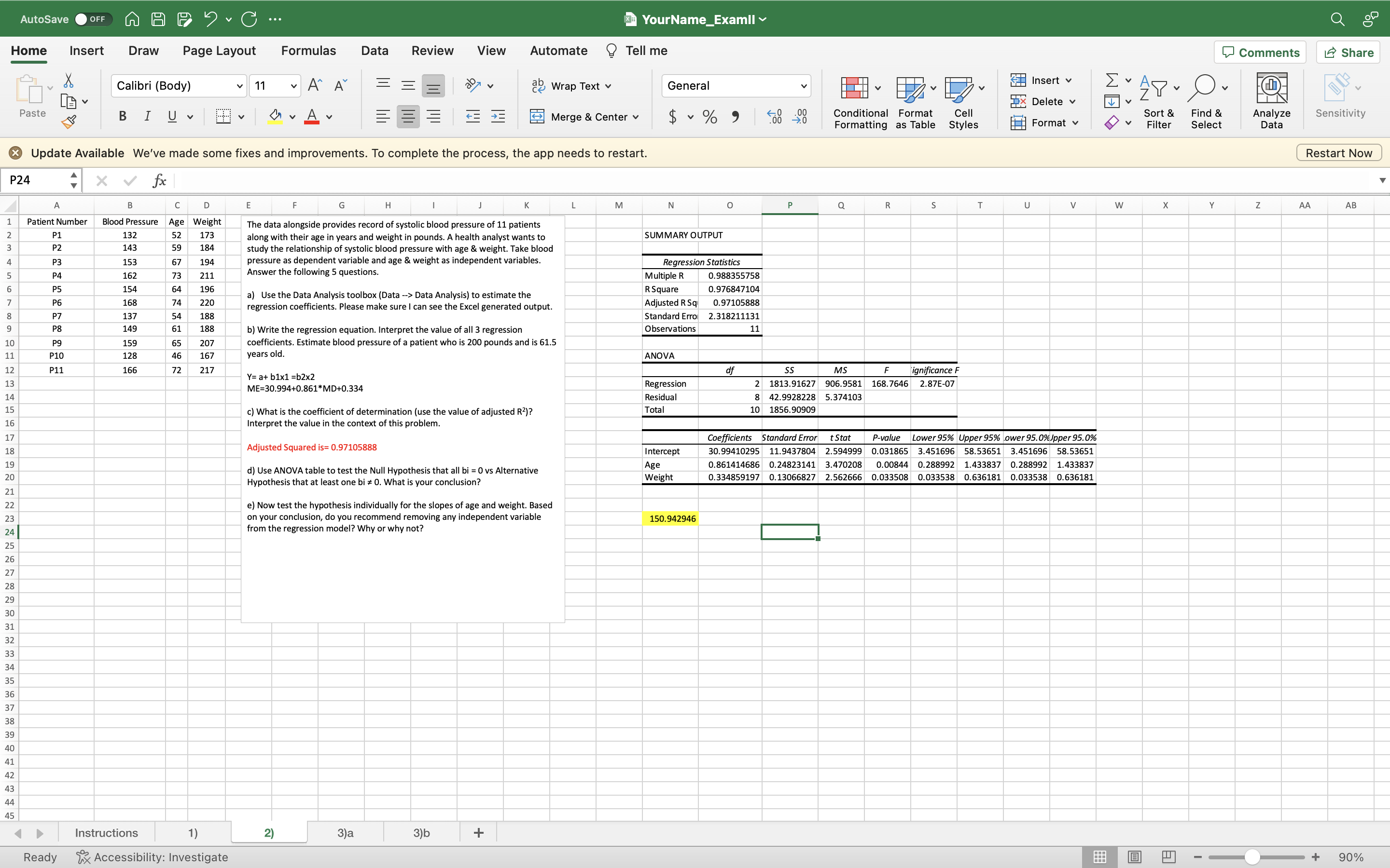 Update Available We've made some fixes and | Chegg.com