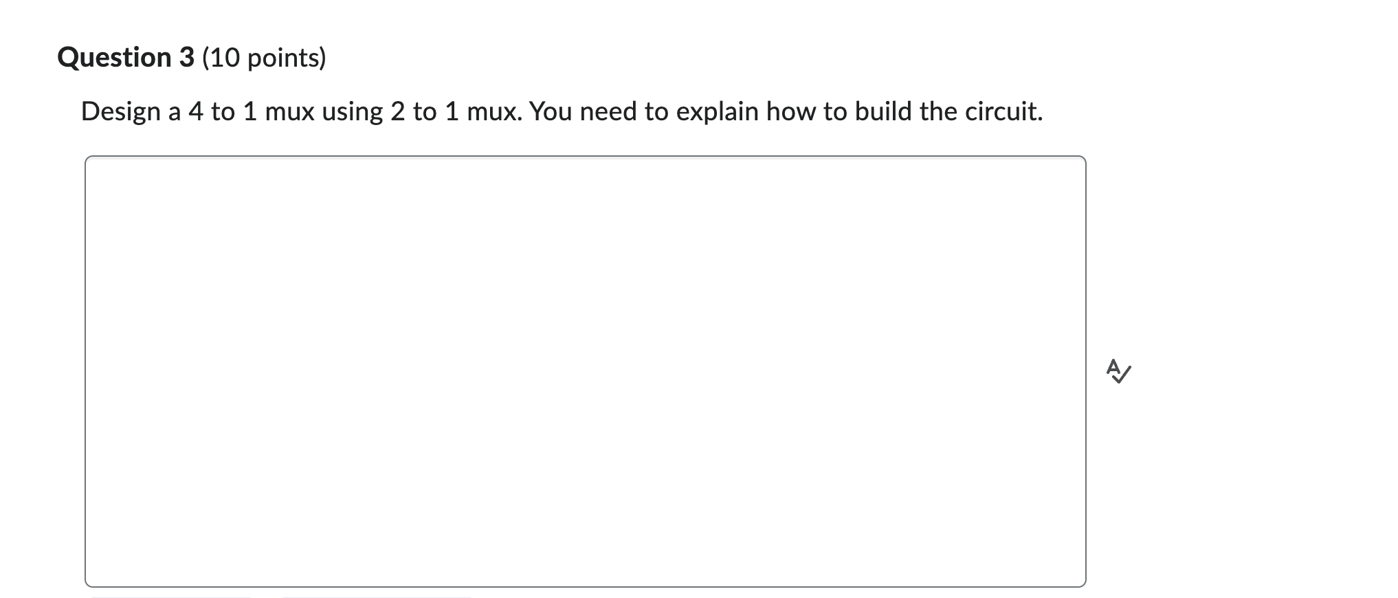 Solved Design a 4 to 1 mux using 2 to 1 mux. You need to | Chegg.com
