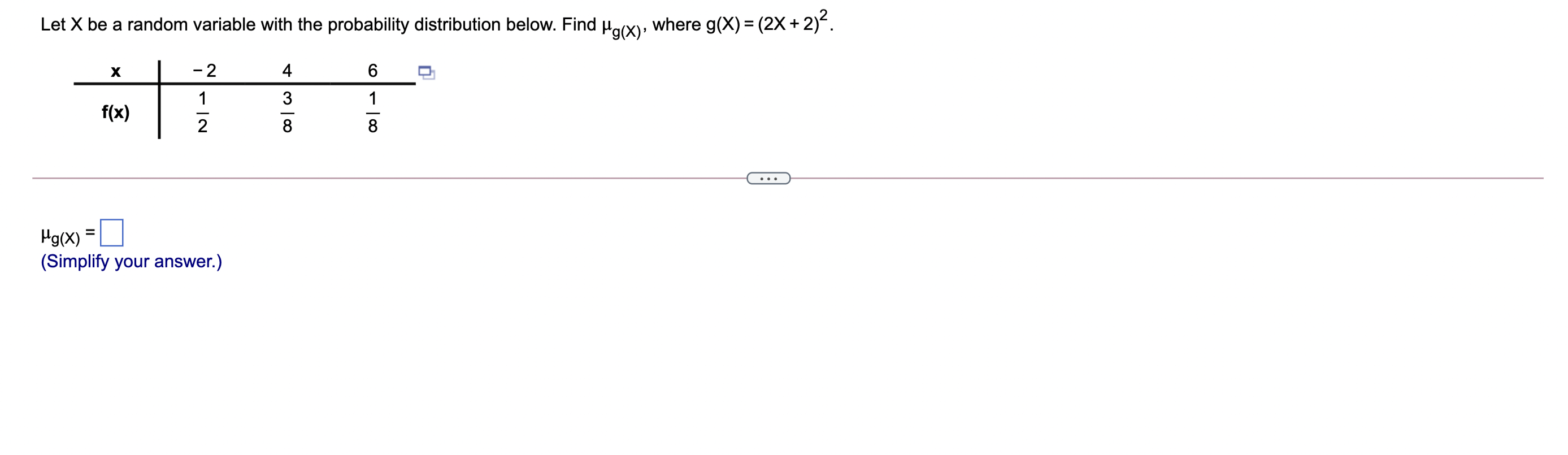 Solved Let X be a random variable with the probability | Chegg.com