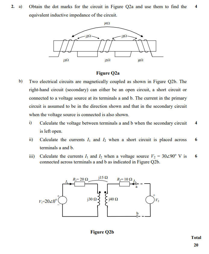 Solved 2. a) Obtain the dot marks for the circuit in Figure | Chegg.com