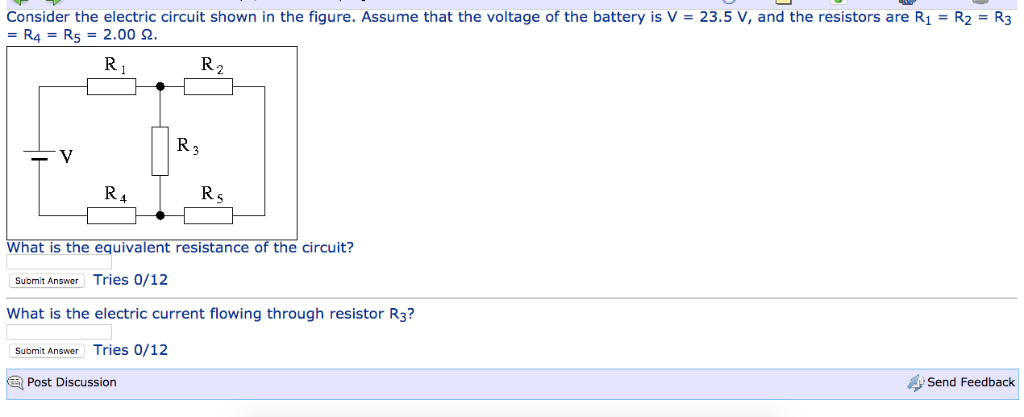 Solved Consider the electric circuit shown in the figure. | Chegg.com